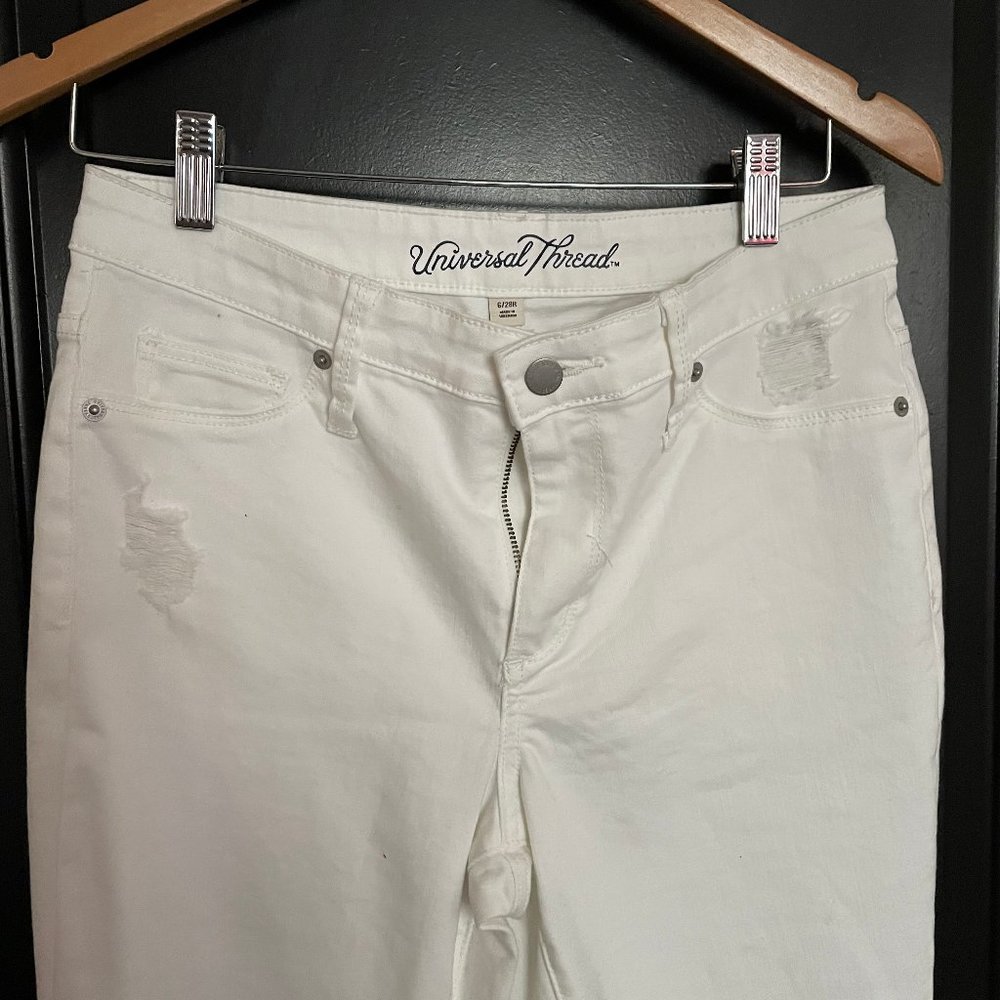 White Skinny Jeans Size 6/28R